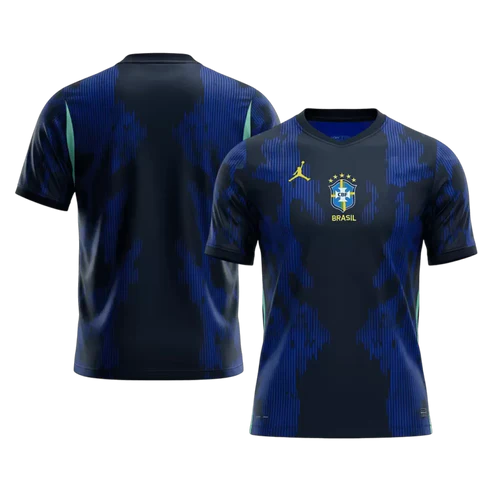 Brazil Away Blue 2026 - Brasil Jordan Fan Version