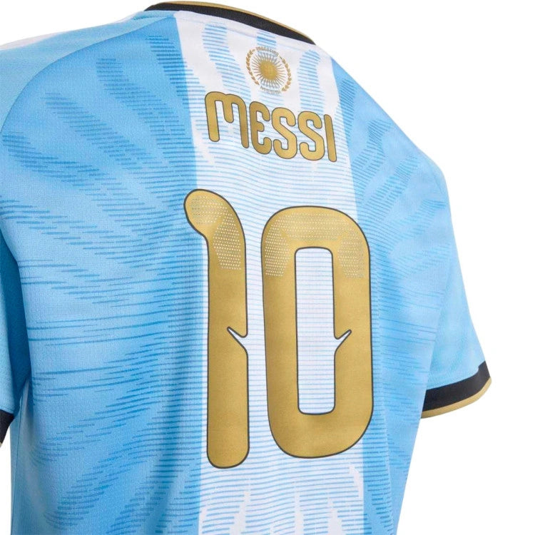 Kids Kit Argentina Messi 10 Fan Jersey Shirt 2026 Pulses Football