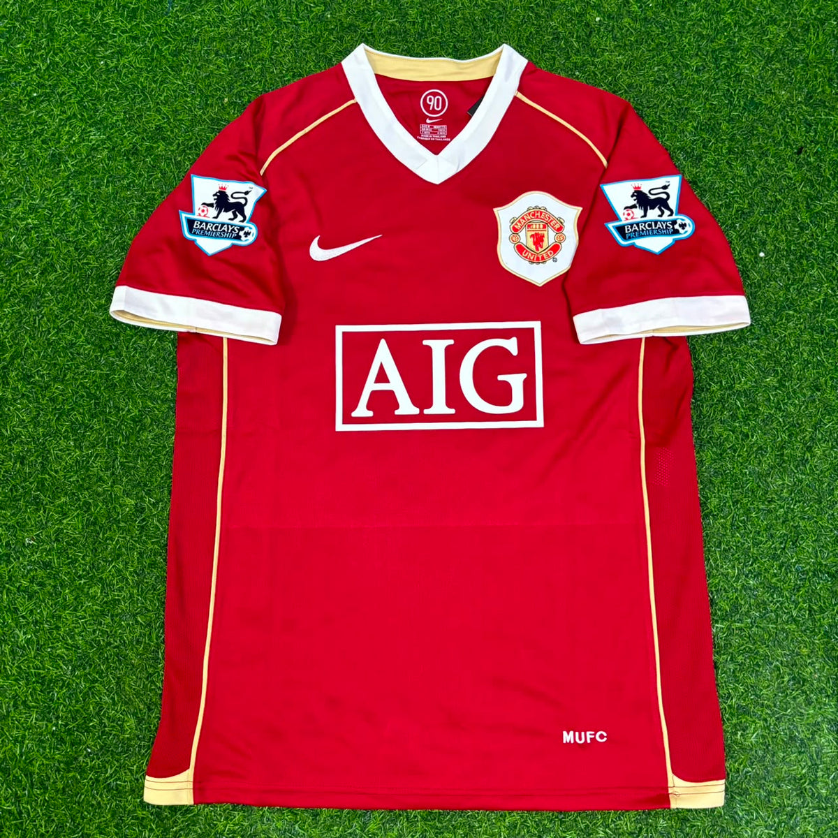 Cristiano Ronaldo #cr7 Manchester United 2006/07 Red Jersey Trikot Maglia Pulses Football