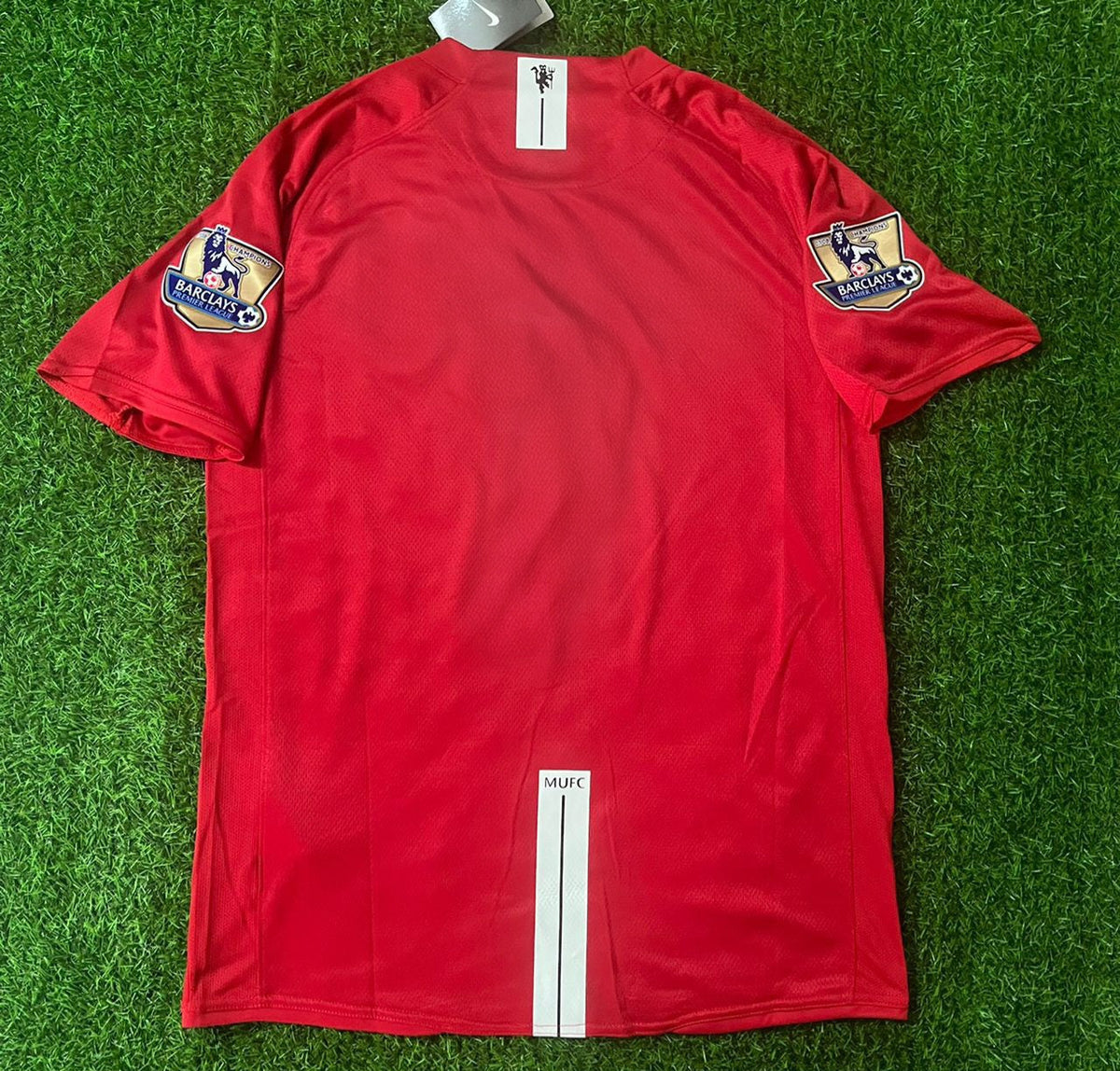 Manchester United 2007 2008 EPL Retro Red Jersey Trikot Pulses Football