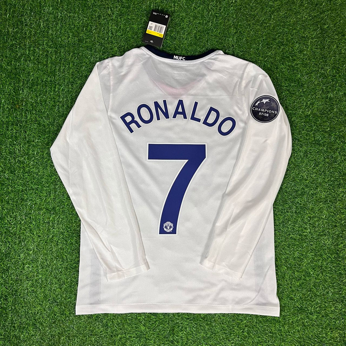 Cristiano Ronaldo Manchester United 2009 Champions Leage Final Rome Retro Long Sleeve Jersey Trikot Pulses Football