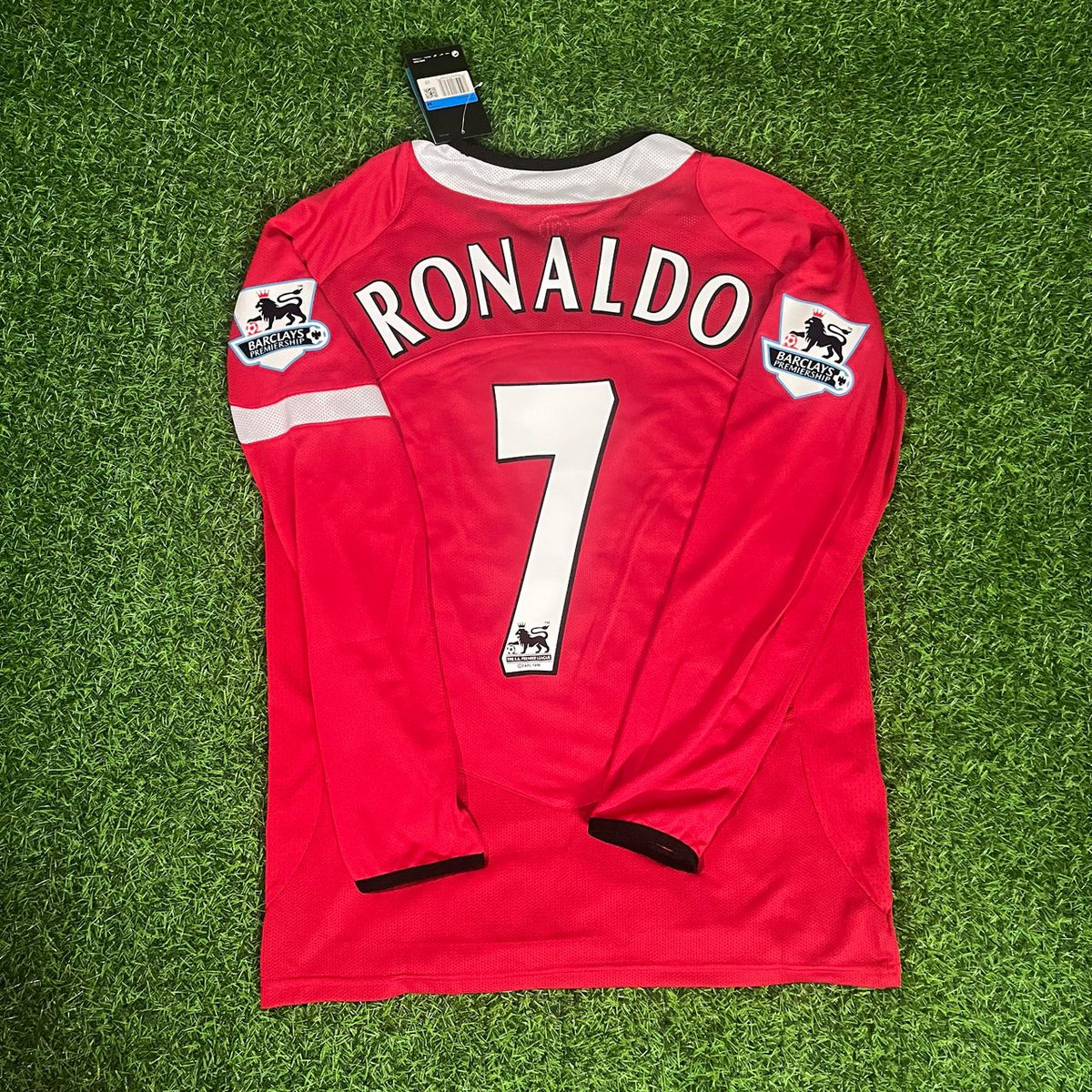 Cristiano Ronaldo Manchester United 2005 EPL Patch Retro Kit Jersey Trikot Maillot Soccer Shirt Pulses Football