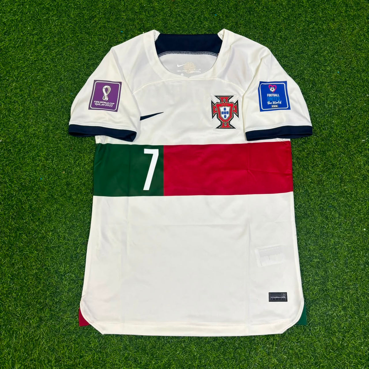Cristiano Ronaldo Portugal 2022 World Cup Qatar Retro Jersey Trikoy Pulses Football