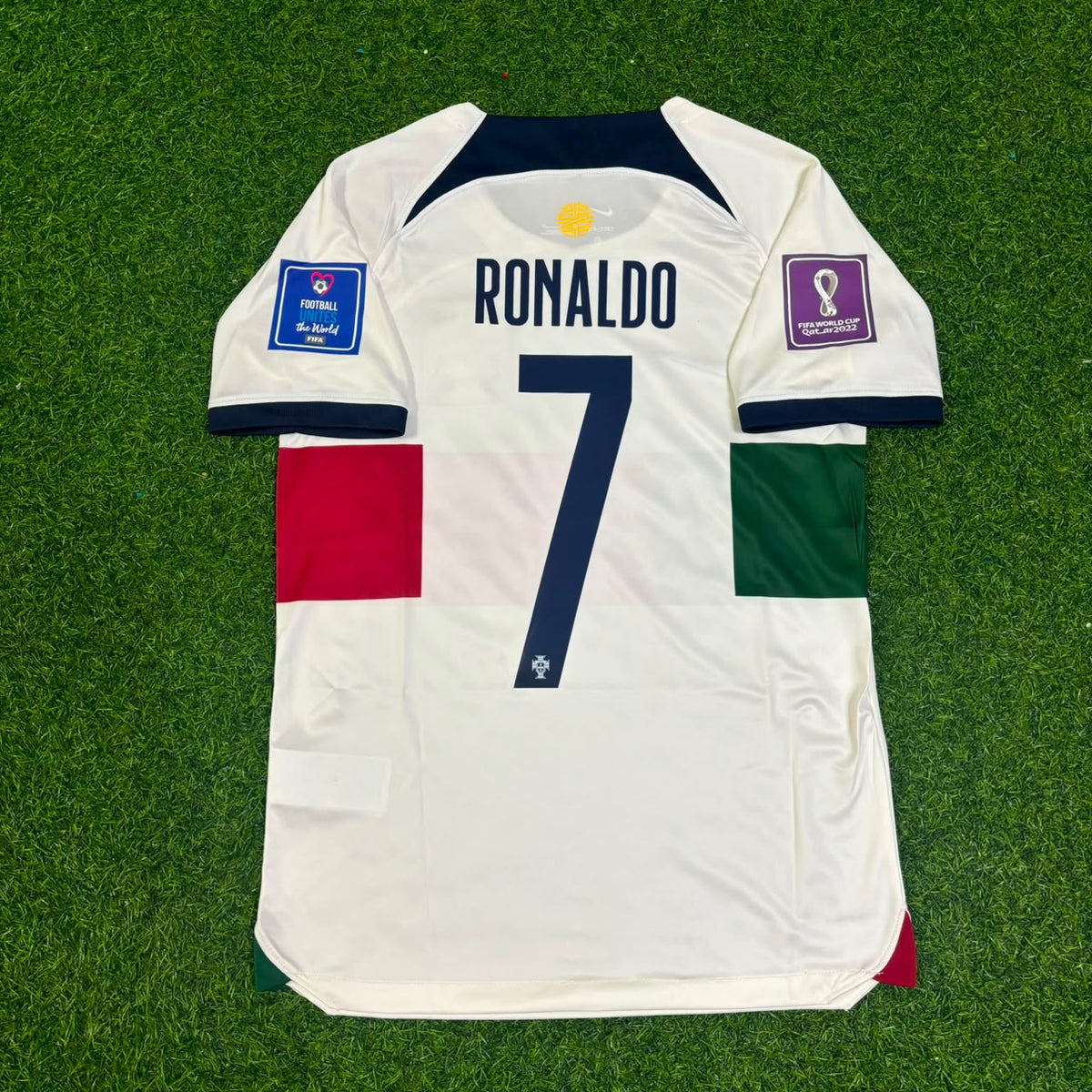 Cristiano Ronaldo Portugal 2022 World Cup Qatar Retro Jersey Trikoy Pulses Football