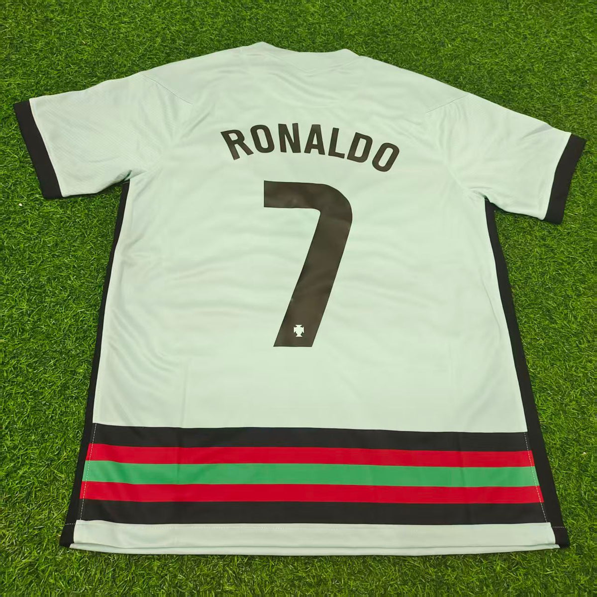 Cristiano Ronaldo Portugal EURO 2020 Retro Away Football Jersey Pulses Football