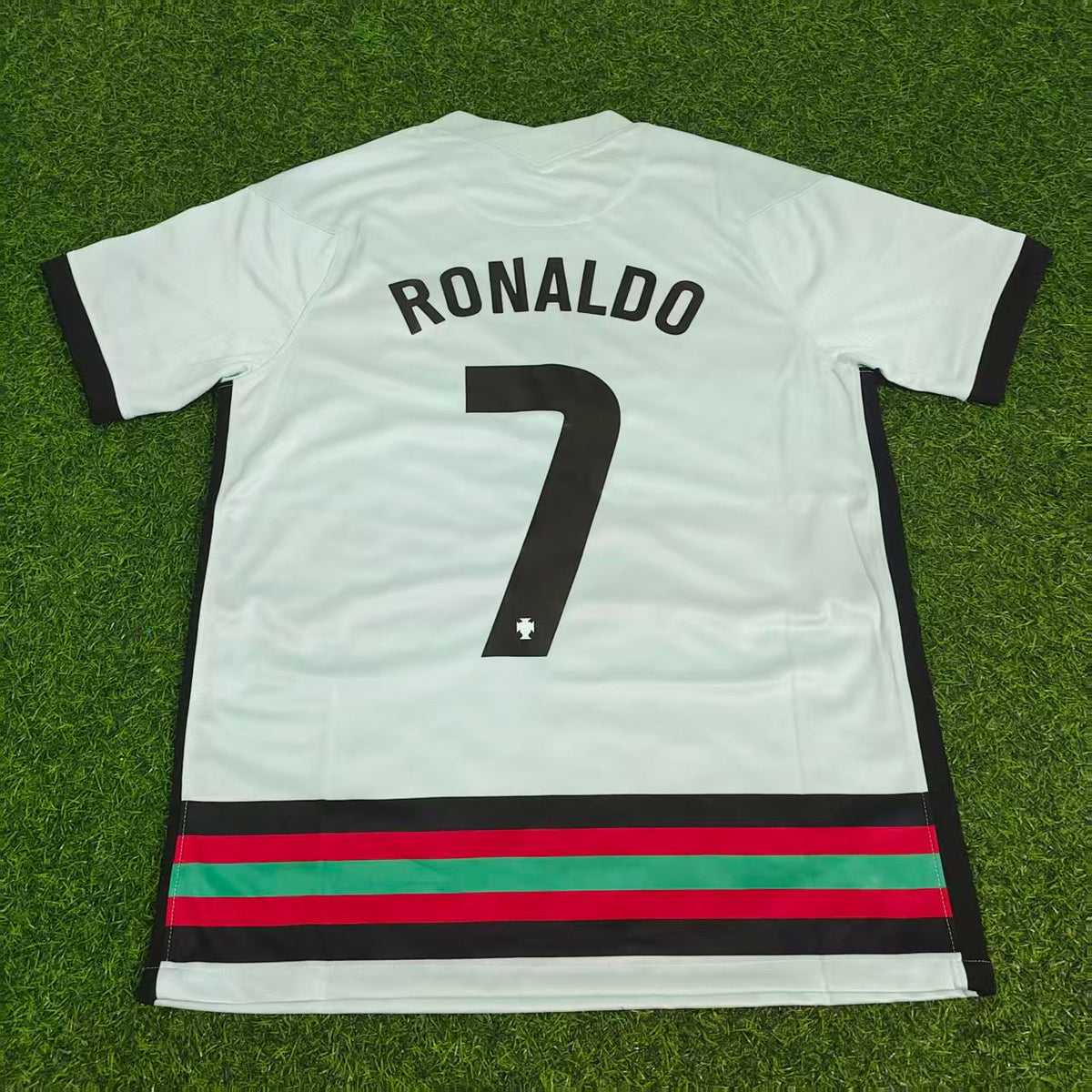 Cristiano Ronaldo Portugal EURO 2020 Retro Away Football Jersey Pulses Football