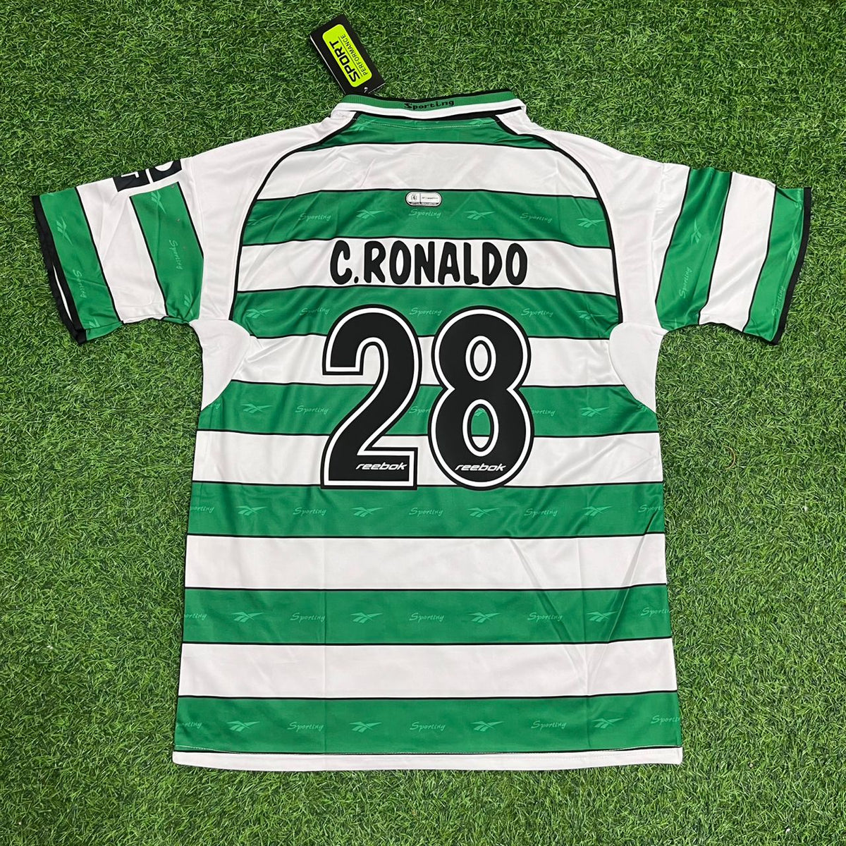 Cristiano Ronaldo Sporting CP Debut Retro Football Jersey Kit Pulses Football