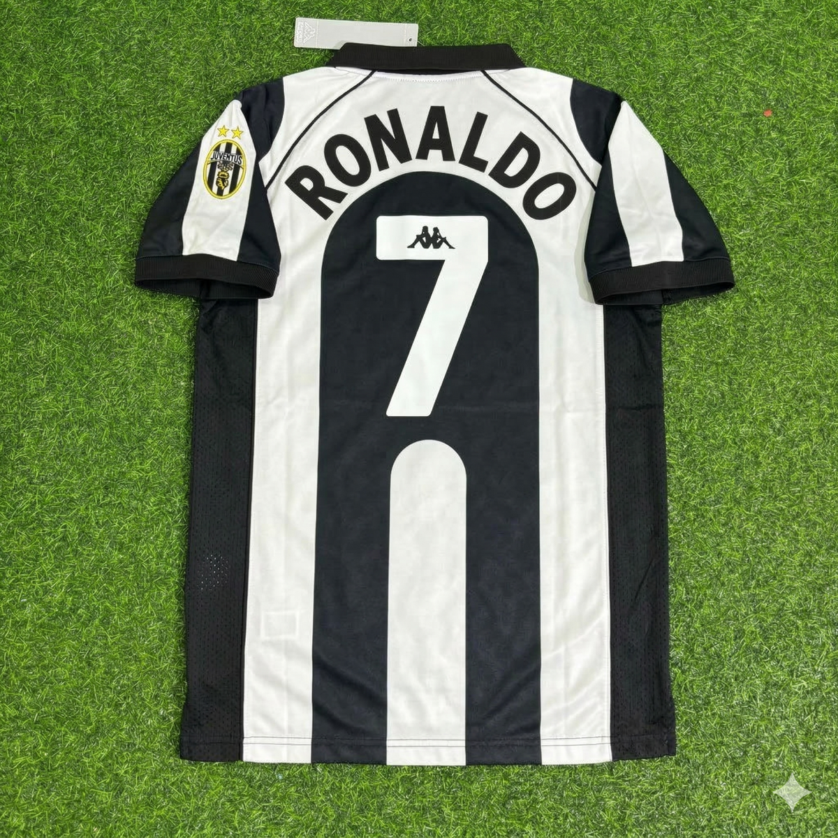 Cristiano Ronaldo 7 - Juventus Home Retro Kit Jersey Maillot Trikot Soccer Shirt Pulses Football