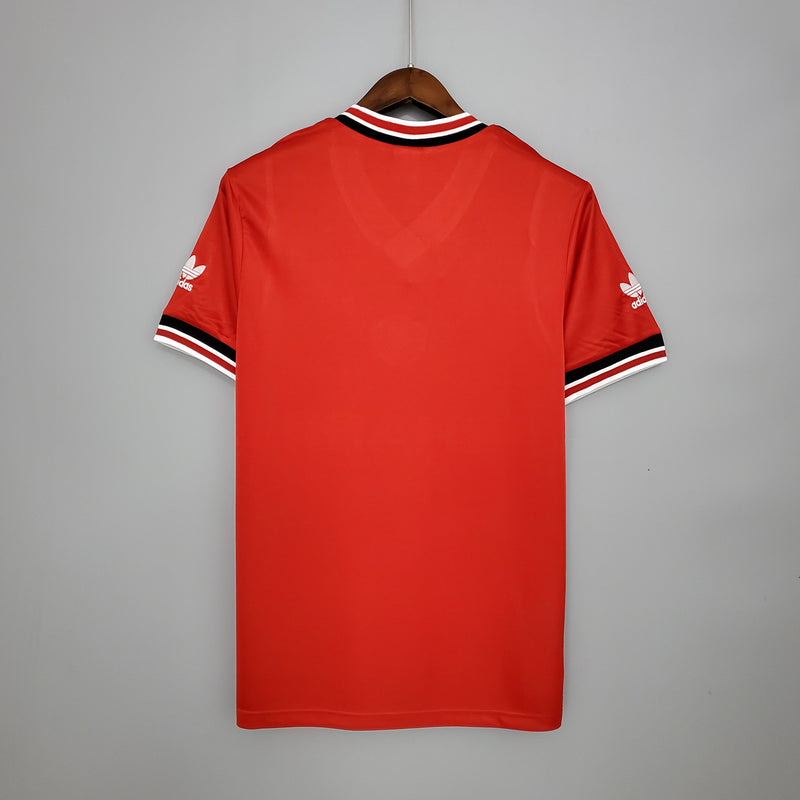 Camisa Manchester United Titular 85/86 - Versão Retro