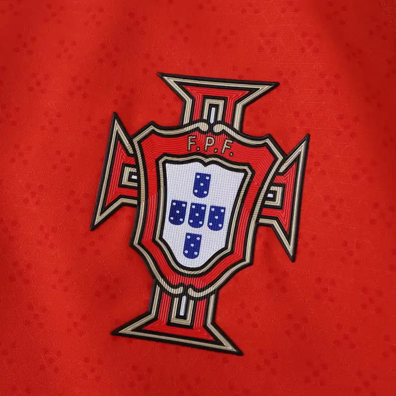 Cristiano Ronaldo Portugal UEFA Nations League Winner Red LS Jersey Trikot Maillot Soccer Shirt Pulses Football