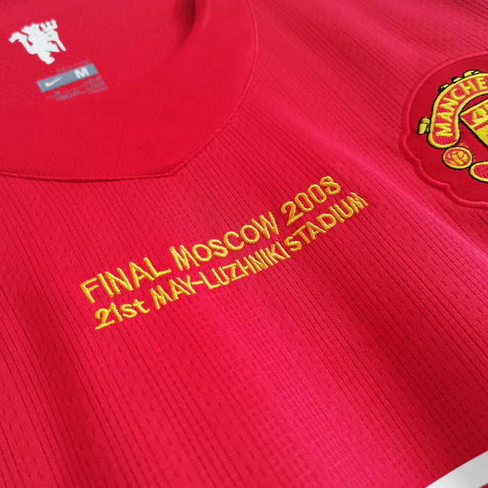 RONALDO #7 Manchester United Retro Jersey Home 2008