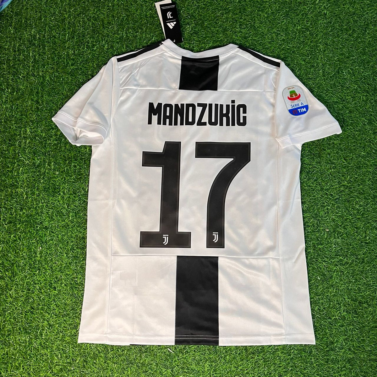 Mario Mandzukic Juventus 2018 2019 Retro Jersey Trikot Soccer Shirt Pulses Football