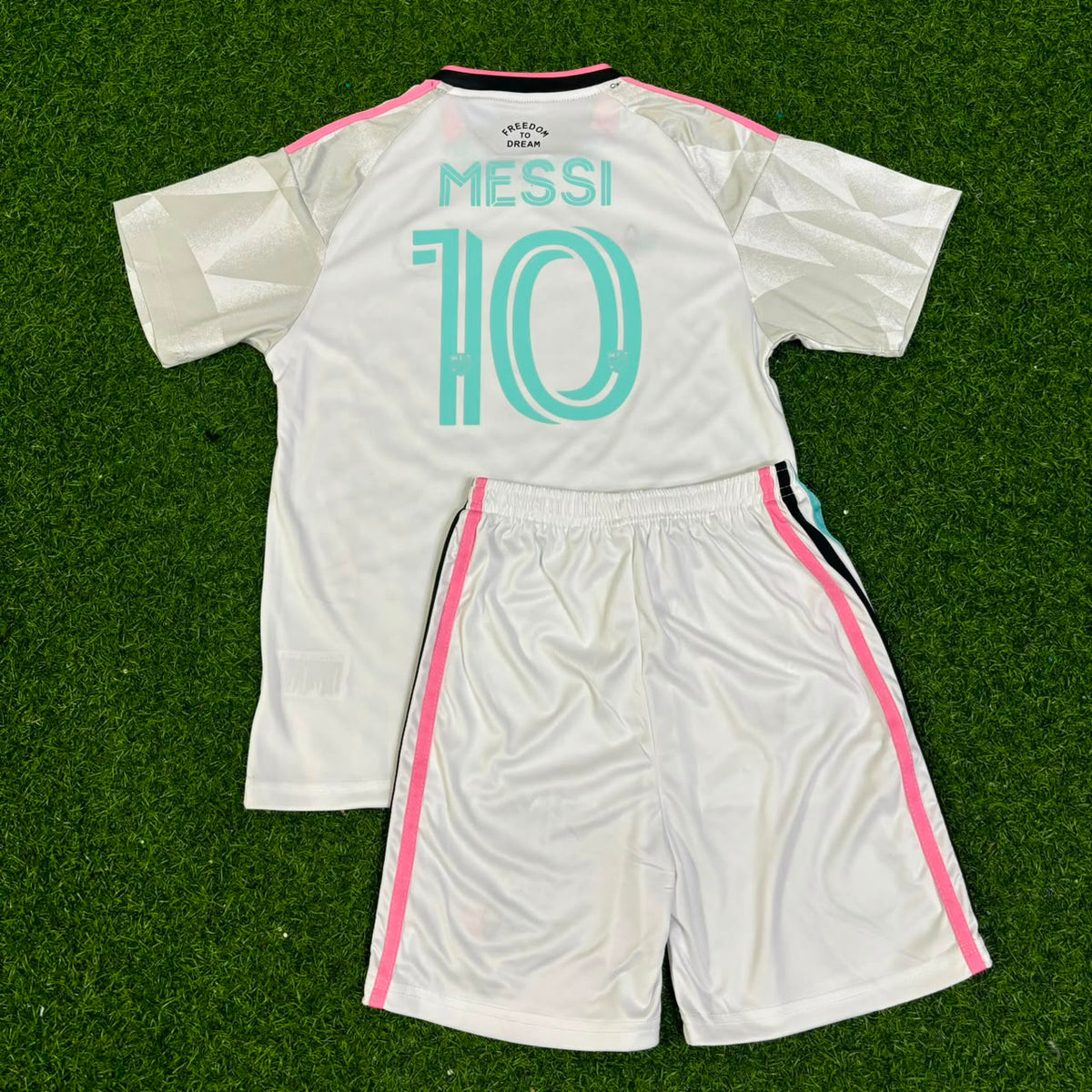 Lionel Messi New Season White Kids Jersey Soccer Shirt Trikot Soccer Shirt Pulses Football