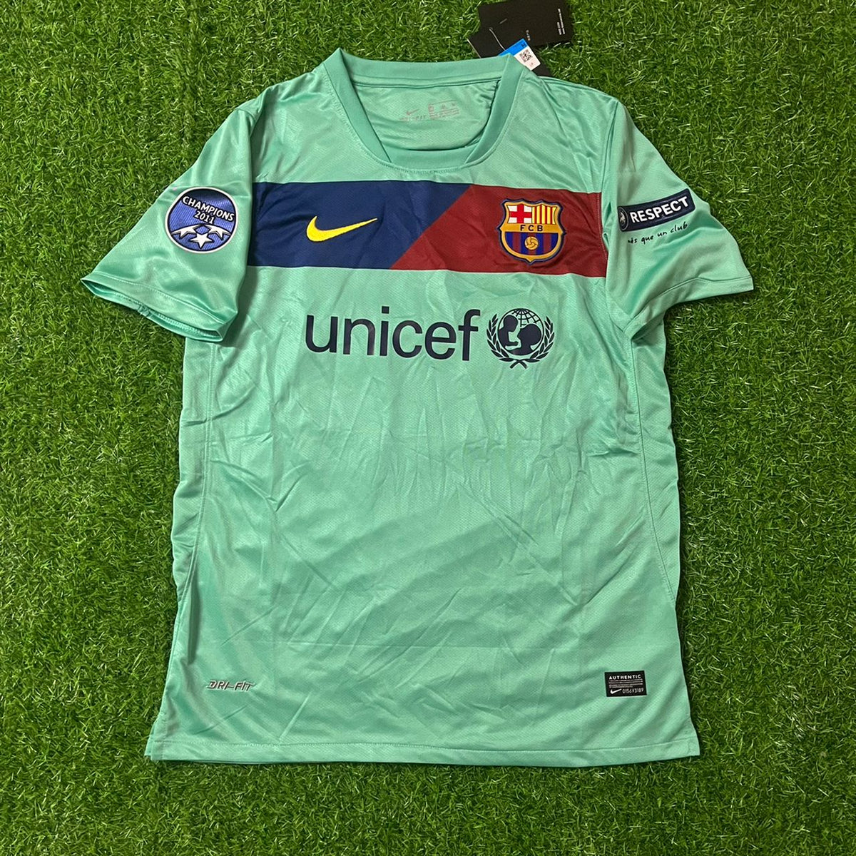 Lionel Messi 10 - Barcelona 2011/2012 Blue Red Home Retro Jersey Trikot Pulses Football