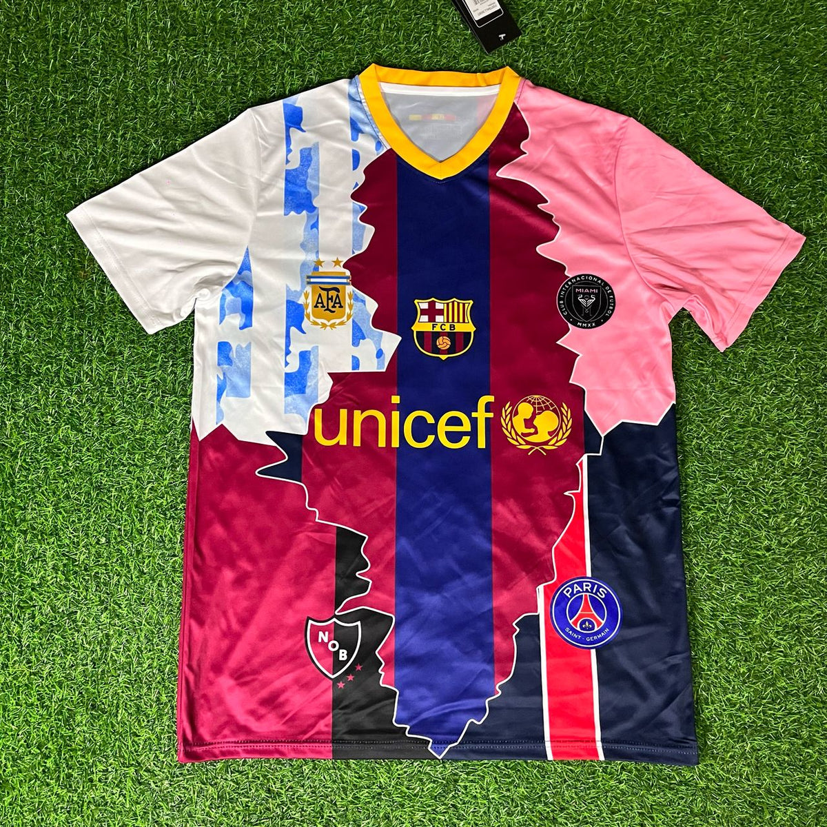 Lionel Messi GOAT Combo All Teams Special Jersey Trikot Maillot Soccer Shirt Pulses Football