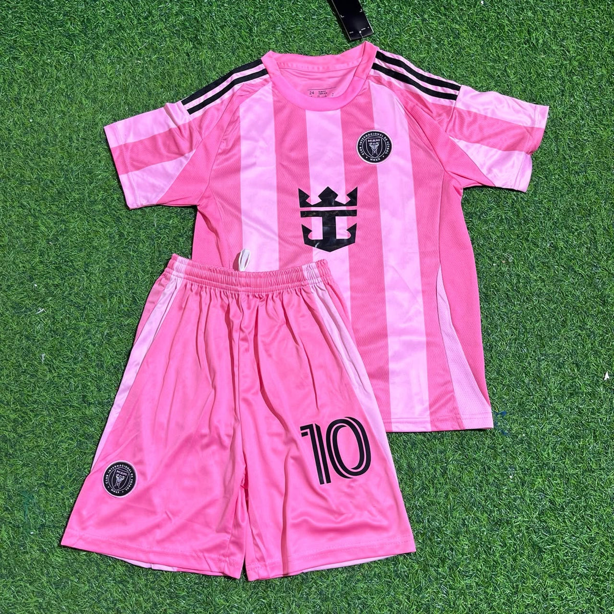 Lionel Messi Inter Miami 2027 New Season Pink Kids Jersey Soccer Shirt Trikot Soccer Shirt Pulses Football