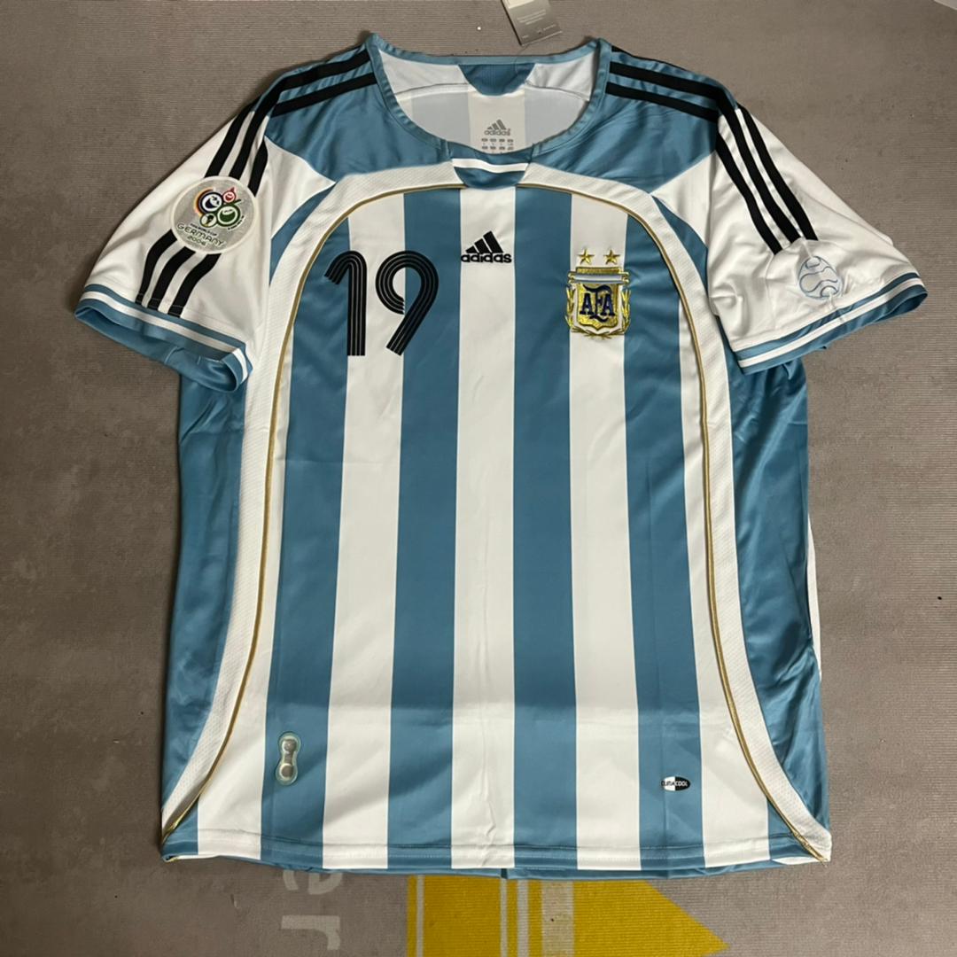 Lionel Messi Argentina Retro Jersey Maillot Trikot Maglia Soccer Shirt Pulses Football