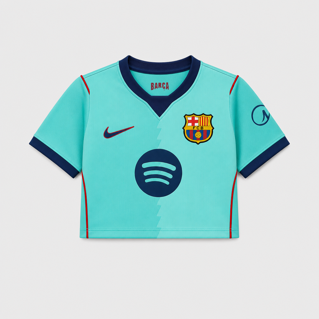 Third 26/27 Women's Crop Shirt Pulses Football