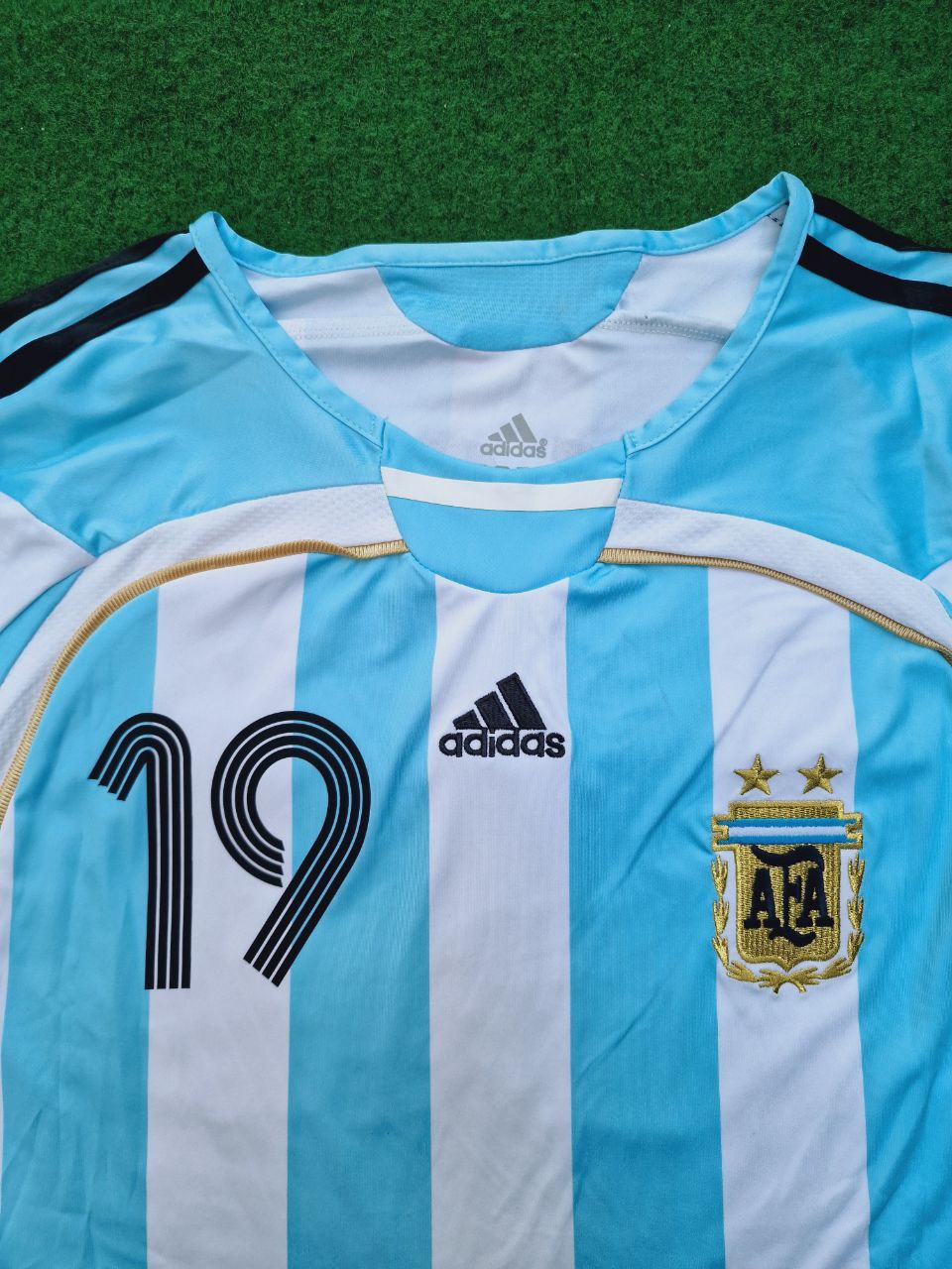 Lionel Messi Argentina 2006 World Cup Retro Long Sleeve Football Jersey Pulses Football