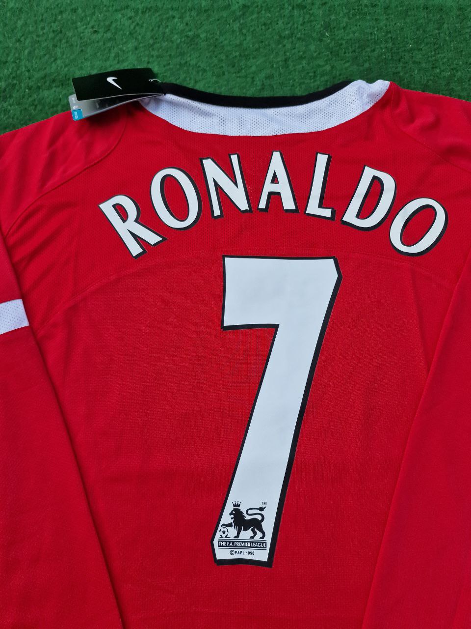 Cristiano Ronaldo Manchester United 2005 EPL Patch Retro Kit Jersey Trikot Maillot Soccer Shirt Pulses Football