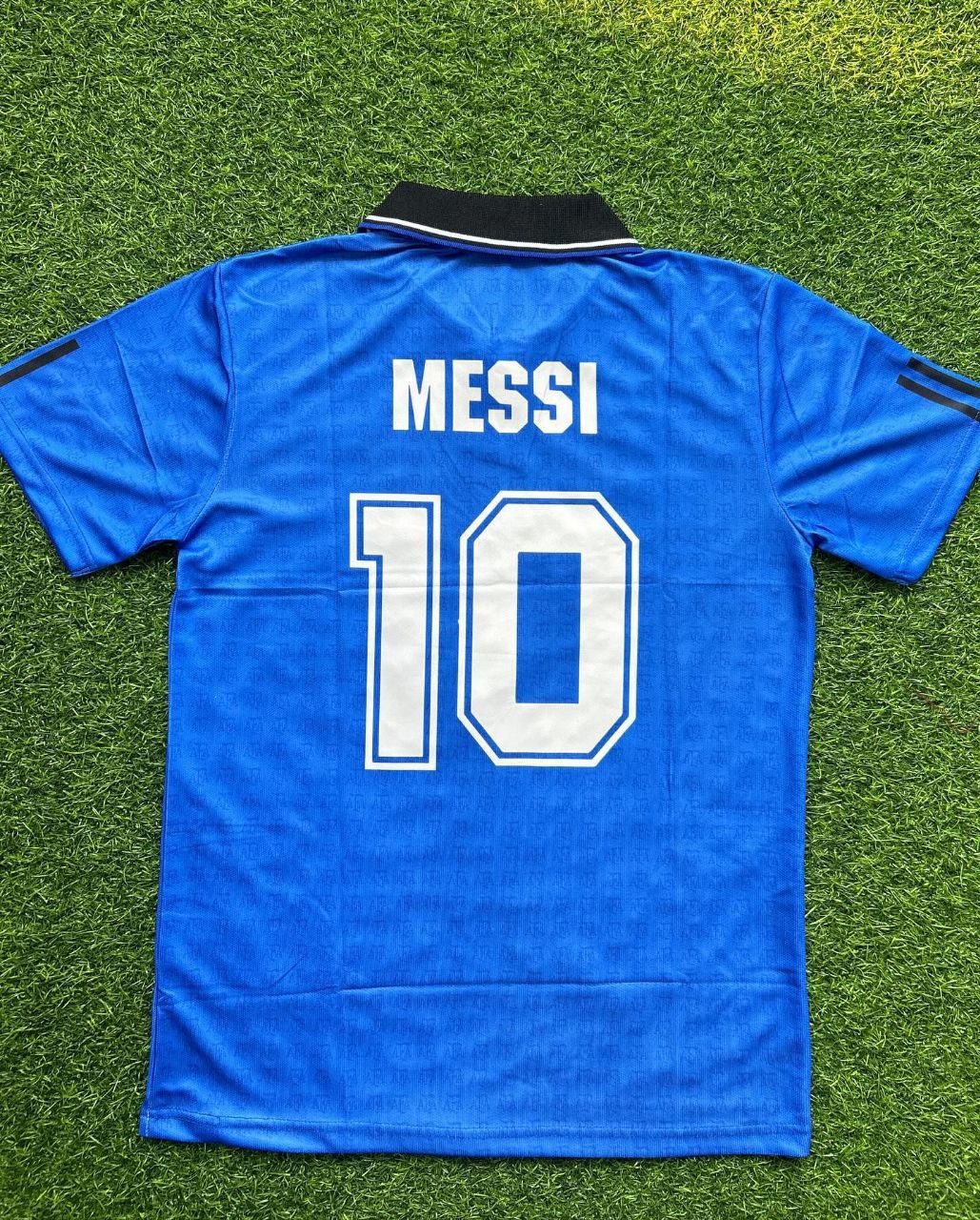 Lionel Messi Argentina Blue Jersey Pulses Football