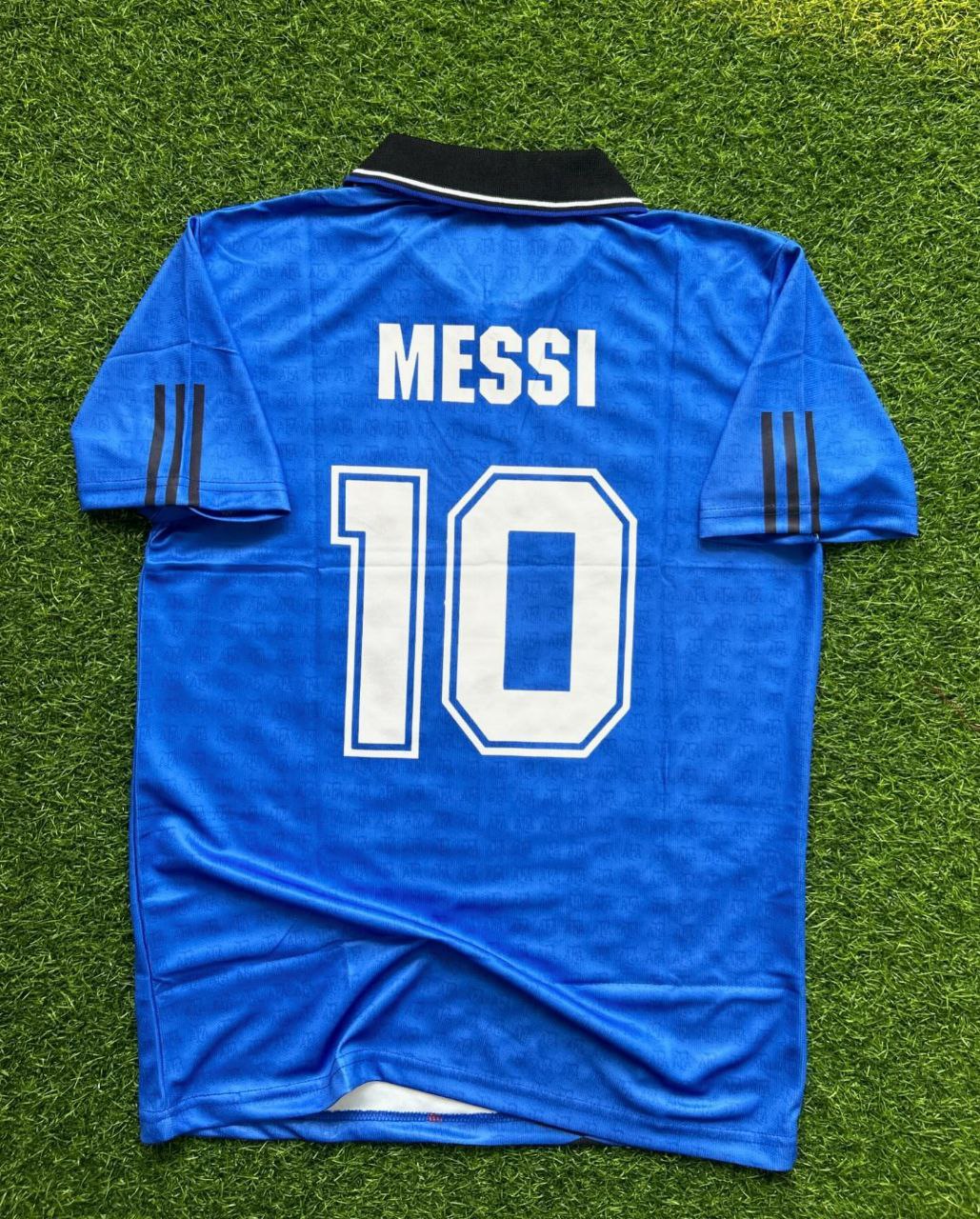 Lionel Messi Argentina Blue Jersey Pulses Football