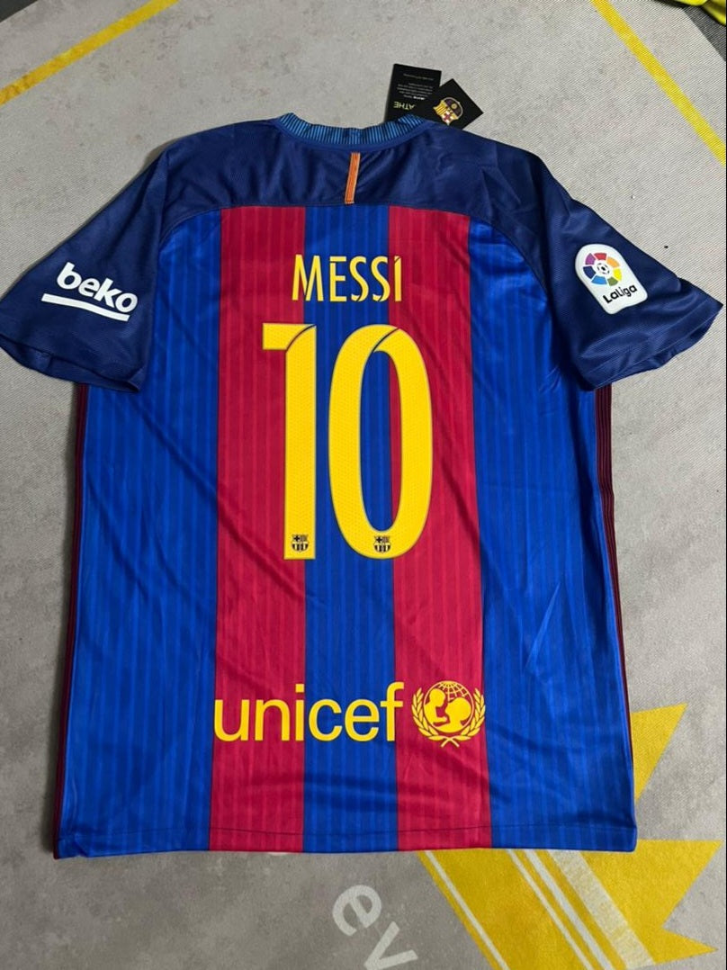 Lionel Messi Barcelona 2016-2017 Season Jersey Trikot Pulses Football