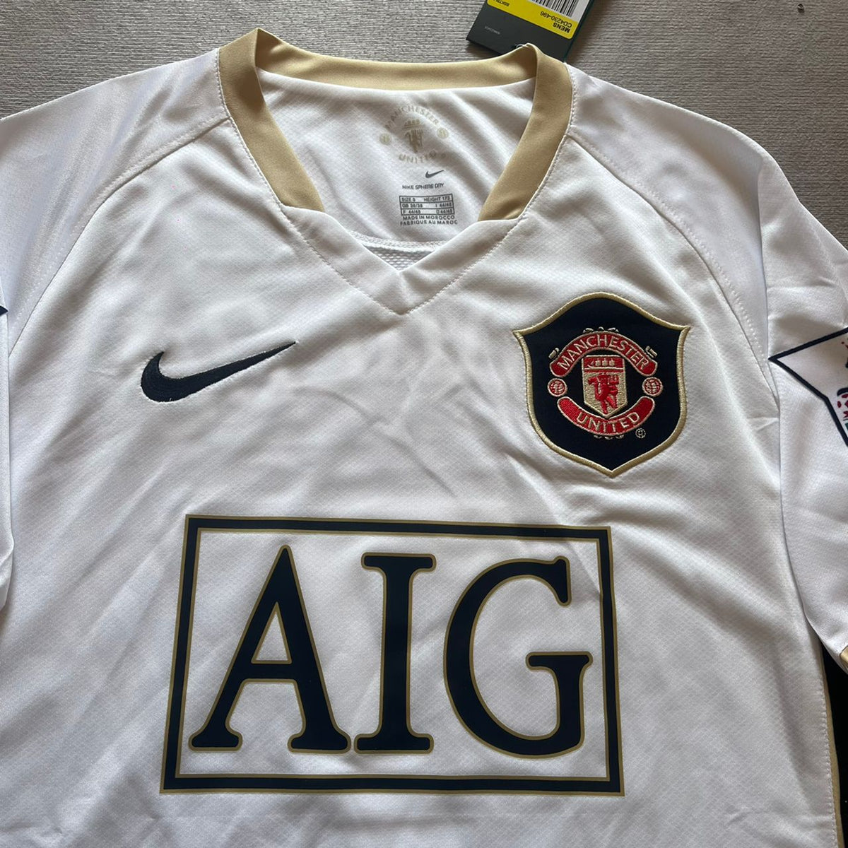 Cristiano Ronaldo #cr7 Manchester United 2006/07 White Jersey Trikot Pulses Football