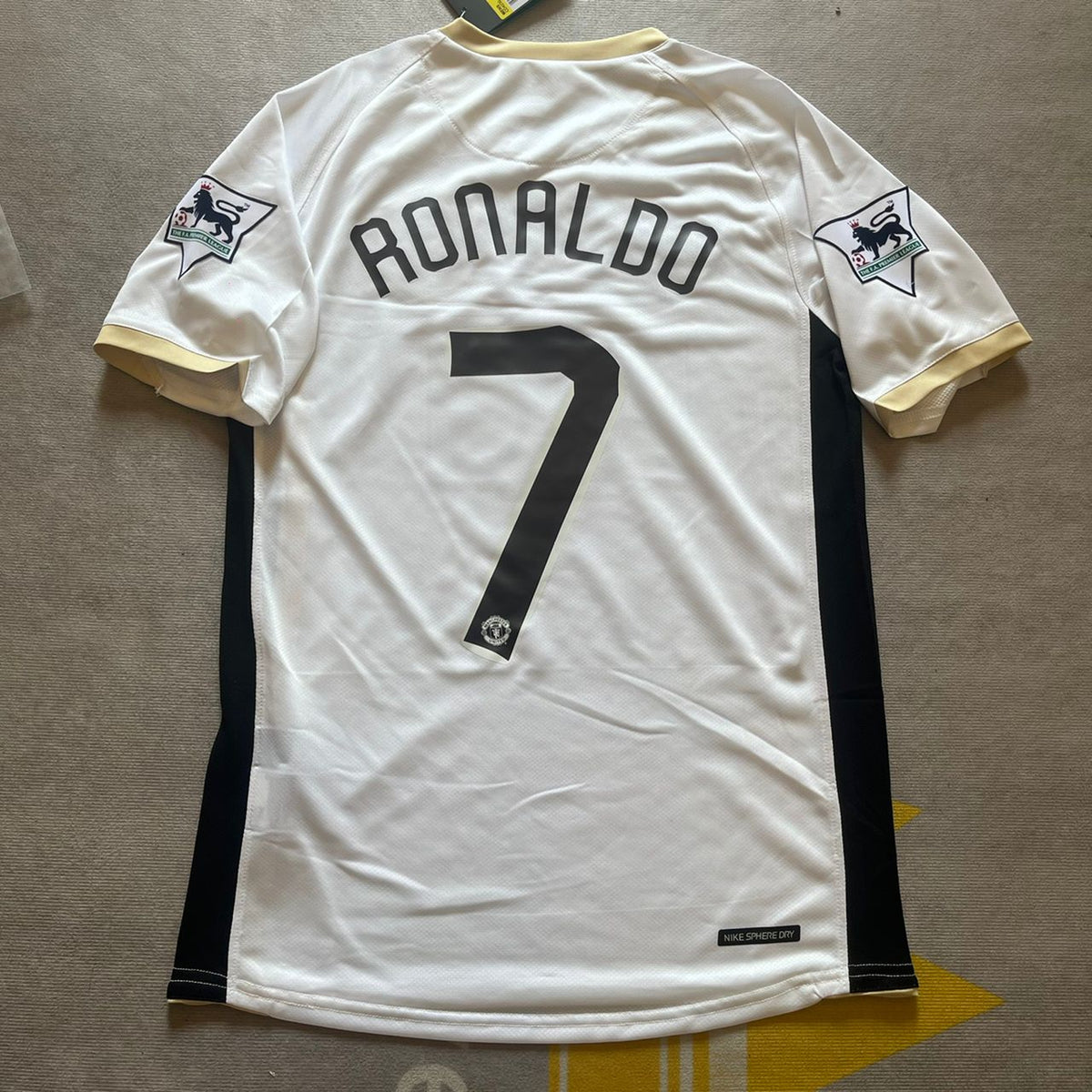 Cristiano Ronaldo #cr7 Manchester United 2006/07 White Jersey Trikot Pulses Football