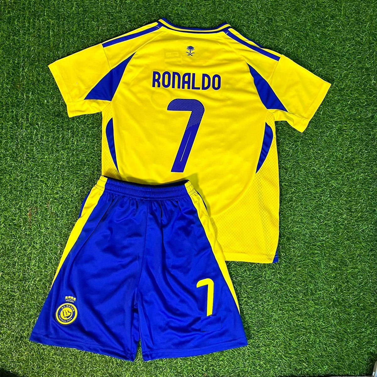 Cristiano Ronaldo #cr7 Al Nassr Kids Jersey Trikot Soccer Shirt Pulses Football