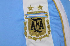 Lionel Messi Argentina 2006 World Cup Retro Long Sleeve Football Jersey Pulses Football
