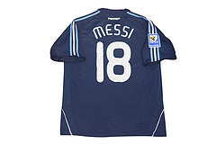 Lionel Messi 2008 Retro Argentina Black Jersey Maillot Trikot Maglia Soccer Shirt Pulses Football